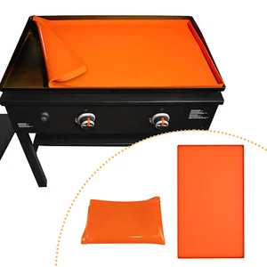 28 Zoll Schwerlast Lebensmittelqualität Grill Buddy Matte Blackstone Zubehör, Orange - Bild 1 von 9