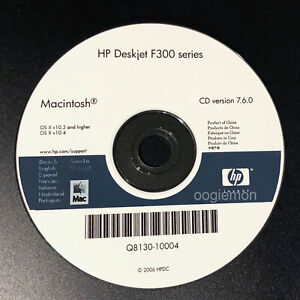 Mac ONLY! Setup CD ROM for HP Deskjet F300 Series Software F380 F310 F325 F340..