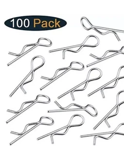 Body Shell Pins Suit 1/8 Or 1/5 Scale Rc Car Arrma Traxxas Losi HSP 100 Clips - Picture 1 of 4