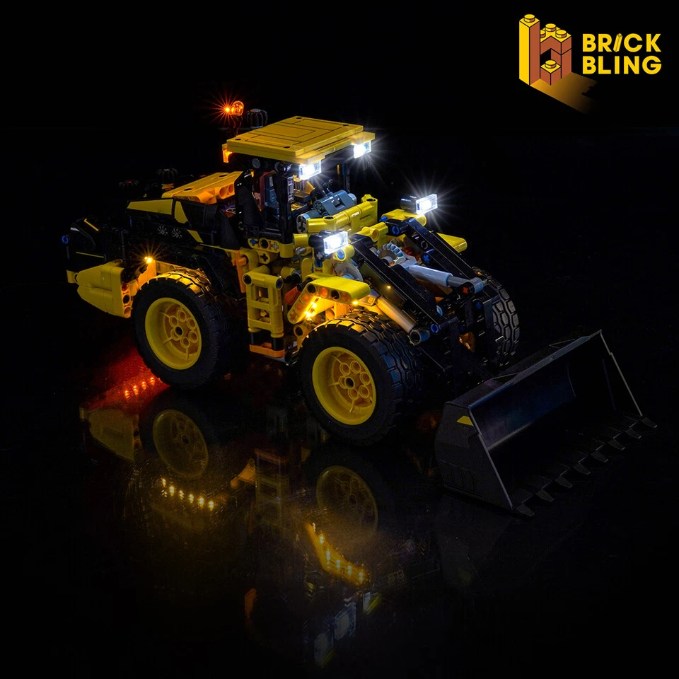 Luz LED BrickBling para LEGO Volvo L120 Cargador de Ruedas Eléctrico 42209 (Estándar) Foto 1 de 4