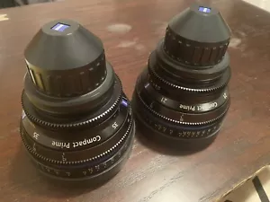 Zeiss 35mm/21mm Compact Prime Lens Set-PL Mount - Picture 1 of 10
