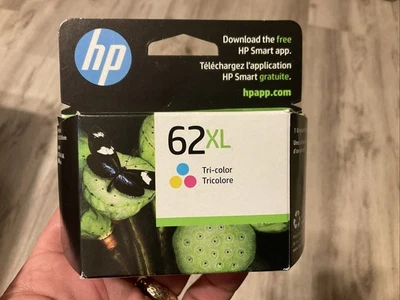 HP 62XL (C2P07AN) HIGH YIELD TRI-COLOR TRICOLORE INK CARTRIDGE BRAND NEW PACKAGE - Image 1 of 4