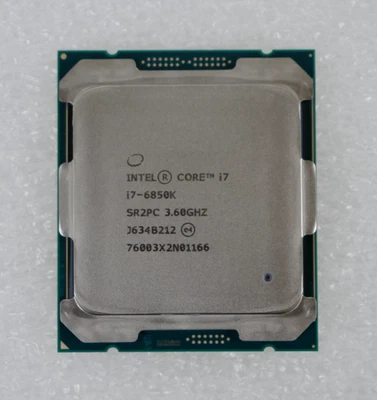 Intel Core i7-6850K @3.60GHz SR2PC Socket LGA2011-3 CPU Processor - Image 1 of 2