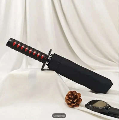 Kreativer Katana-Schwert Regenschirm - 8-Rippen manuell klappbarer Schirm - Bild 1 von 3