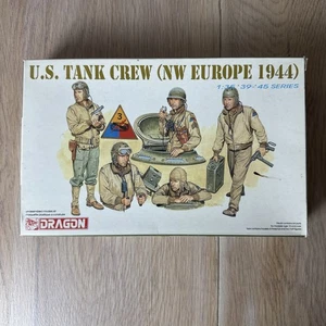 DRAGON 1/35 6054 U.S. Tank Crew (NW Europe 1944) New In Box - Picture 1 of 4