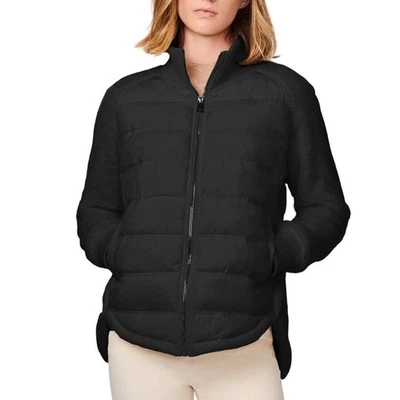 Bernardo NWT Roundabout High Low Puffer Jacket Black Size S - Image 1 of 4