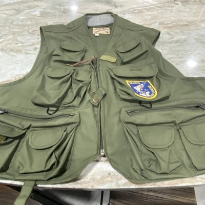 Cabela's Outdoor Gear Fishing Hunting Utility Vest Mens Sz M Medium Multi Pocket - Image 1 of 4