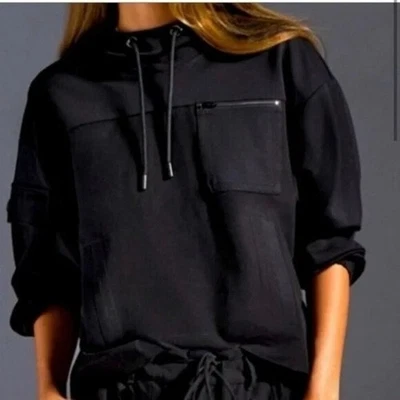 CABI Quantum Sudadera con Capucha Pullover Top Negro Talla XS #4368 NUEVO SIN ETIQUETAS Foto 1 de 4