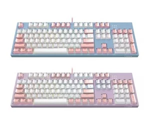 Abko AN08 Ice Cube Kyl Optische Achse LED Dichtung Gaming Mechanische Tastatur - Bild 1 von 7
