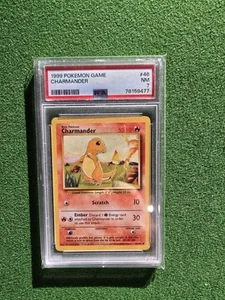 1999 Pokemon Base Set Charmander #46 PSA 7 - Picture 1 of 2