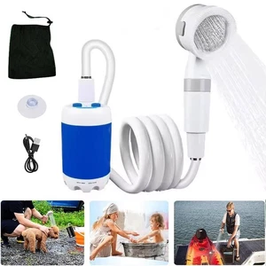Portable Showers Rechargeable Outdoor Caravan Travel Shower Water Pump Camping - Picture 1 of 15