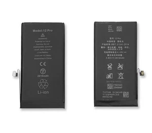 BATTERIA PER IPHONE 12 / 12 PRO 2815MAH NUOVA PARI ORIGINALE CON BIADESIVO - Imagen 1 de 4