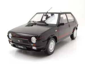 Fiat Ritmo TC 125 Abarth 1980 modelo de coche negro 1:18 MCG - Imagen 1 de 9