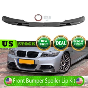 Fits 2009-12 BMW 3Series E90 E91 LCI M Sport 325i 335i Front Bumper Splitter Lip - Picture 1 of 11
