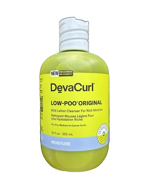 DevaCurl LOW-Poo Original Mild Lather Shampoo Rich Moisture 12oz Deva Curl - Image 1 of 3