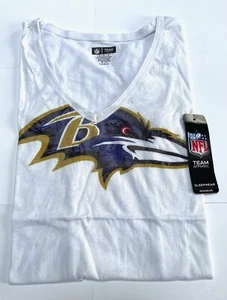 Damen NFL V-Ausschnitt Schlaf-T-Shirt - Baltimore Ravens - Bild 1 von 2