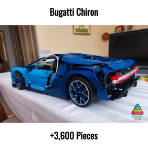 Set completo mattoncini Bugatti Chiron P4208 nuovi non assemblati +3.600 pezzi - Foto 1 di 10