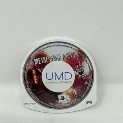 Metal Gear Acid Sony PSP PlayStation Ac!d UMD Disc Only Tested No Case - Image 1 of 2