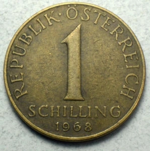 Österreich 1 Schilling 1968 KM#2886 Europa Münze - Bild 1 von 2