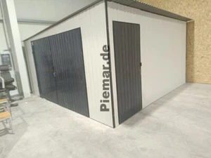 Blechgarage Schuppe 4x3x2,4m Lager Fertiggarage | inkl. Lieferung | 19488!! - Bild 1 von 9