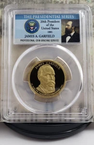 2011-S Presidential Series Dollar – James Garfield - PCGS PR70DCAM - Tops! 5849 - Picture 1 of 5