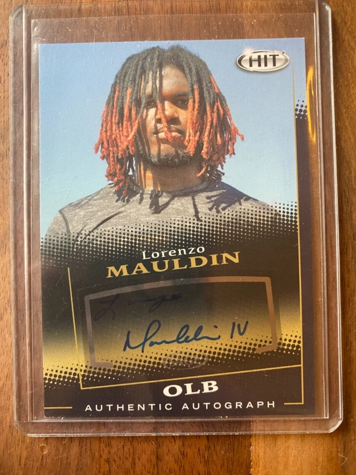 A46,927 - 2015 SAGE HIT Autographs Black #A49 Lorenzo Mauldin - Image 1 of 1