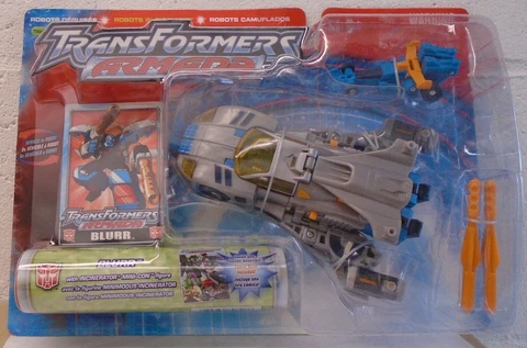 Transformers Armada Blurr With Incinerator Mini-Con Car Autobot Hasbro MOC Cover