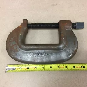 Hargrave 4-40 STRONGBACK C-KLEMME SCHWERLAST GESCHMIEDETE EISENARBEITER WERKZEUGE, 4"" ÖFFNUNG - Bild 1 von 4