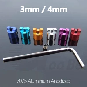3mm 4mm RC Boat Dog Drive Aluminium Shaft Propellor Fork Paddle Model DIY Parts - Picture 1 of 9