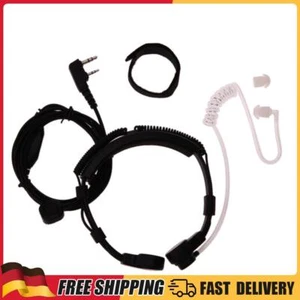 In-Ear-Ohrhörer-Headset, 2-polig, verdecktes PTT-Kehlkopfmikrofon, Zubehör für B - Zdjęcie 1 z 5