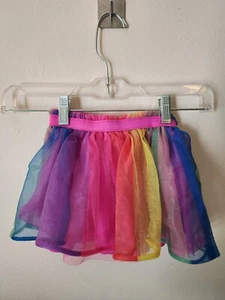 Trolls World Tour Rainbow Tutu Skirt Size 3T Girls Fashion - Picture 1 of 3