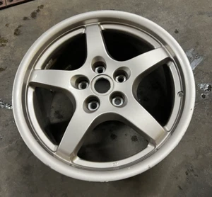 #5062 97-04 CHEVY CORVETTE OE USED WHEEL "TAN" REAR 18X9.5 12363787 - Picture 1 of 14