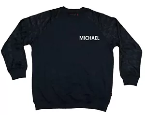 Michael Named Director's Cut Houndstooth Herren schwarz luxuriöses Top - Bild 1 von 2