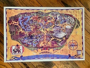 Disneyland Theme Park Map 1976 America On Parade 24 x 36" PHOTOGRAPHIC Print - Picture 1 of 7