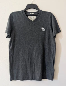 Abercrombie Fitch Short Sleeve Muscle T-shirt Mens Size L Gray - Picture 1 of 14