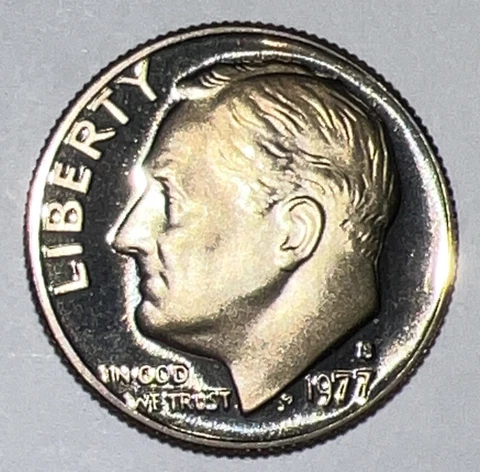 GEM PROOF 1977-S Roosevelt Dime San Francisco Proof USA 10c- Save on Multiple! Cover