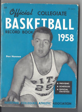 1958 Official Collegiate Basketball Record Book Don Hennon Pitt Panthers GOOD