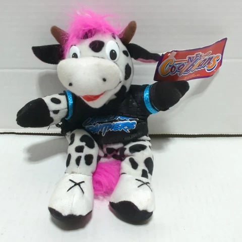 VTG Carolina Panthers 1997 NFL Cool Beans Cow Clyde New With Tags Cover