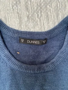 Dunnes Men's Crew-Neck Jumper - Size M - Blue - Picture 1 of 2