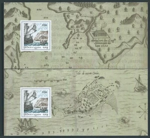 FRANCIA 2008 YV27/38 400th Ann Quebec 6 hojas de recuerdo sin montar como nuevo cat60 euros - Imagen 1 de 3