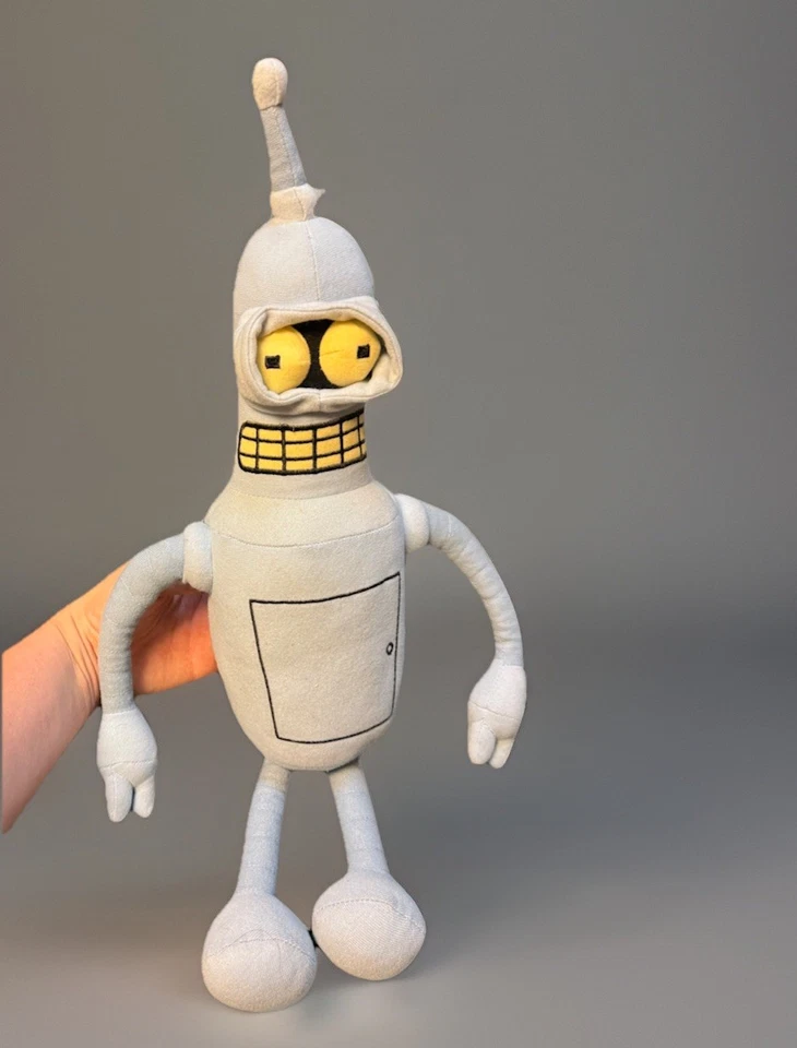 FUTURAMA Bender Peluche 19" Juguete Fábrica Matt Groening 2006 Robot Figura TV FOX Foto 1 de 3