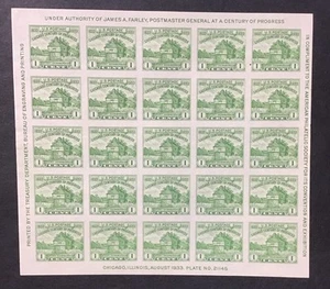 USA 1933 VF-XF MLH Sc# 730-731, Sc#735, Cv$52. (W21) - Picture 1 of 6
