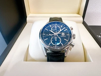TAG HEUER Carrera Chrono Caliber 1887 CAR2110 FC6266 Unisex 42mm Automatic Used - Image 1 of 4