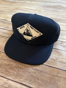 Vintage Blue Diamond Coal Co SCOTIA Prep Plant Truckermütze Druckknopflasche blau WV - Bild 1 von 5