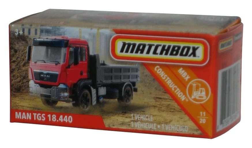 Matchbox MBX Construction 11/20 (2019) Power Grabs Box Red & Grey Man TGS 18.44 - Image 1 of 1