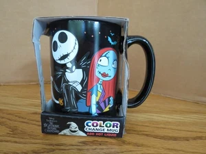 The Nightmare Before Christmas Farbwechsel Kaffeebecher 15 Unzen Jack Sally & Zero - Bild 1 von 12