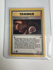 Mysterious Fossil 1st Edition 62/62 Hd Photos Mint WOTC Vintage Pokemon - Picture 1 of 11