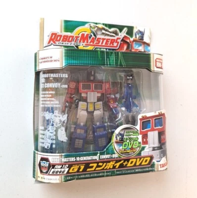Transformers Robot Masters RM-10 Metallic G1 Optimus Prime Complete Open Box  - Image 1 of 4