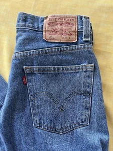 Levi Strauss & Co. 505 100% Cotton Straight Fit. 31x32 Blue Jean Excellent - Picture 1 of 6