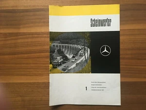 Mercedes Benz Heft 'Scheinwerfer Ausgabe 1, 1959', Vorstellung Typ 300 Cabrio - Bild 1 von 11